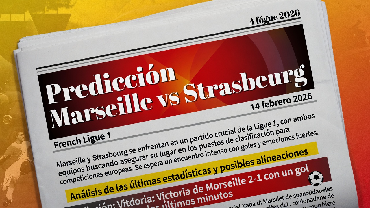Predicción Marseille vs Strasbourg French Ligue 1 14 febrero 2026