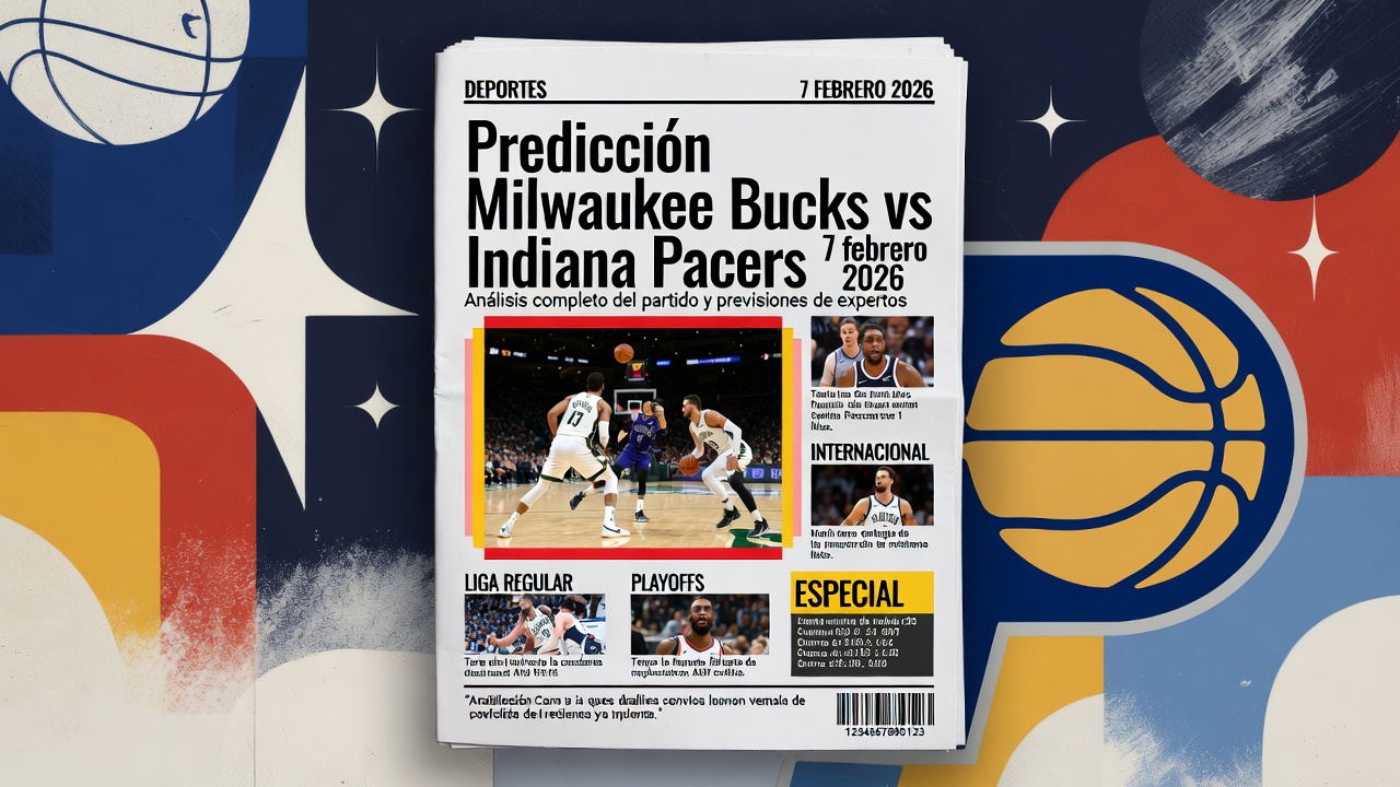 Predicción Milwaukee Bucks vs Indiana Pacers 7 febrero 2026