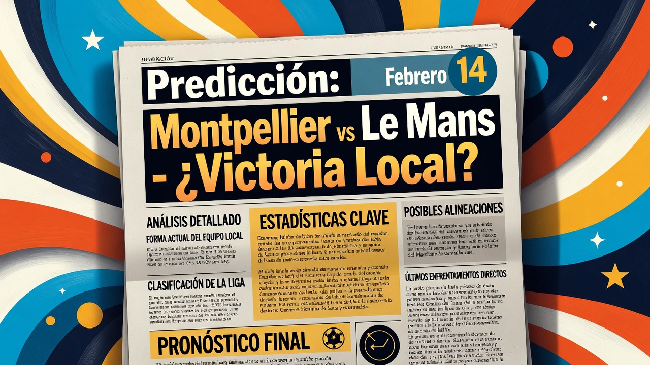 Predicción Montpellier vs Le Mans - ¿Victoria Local 14 Febrero