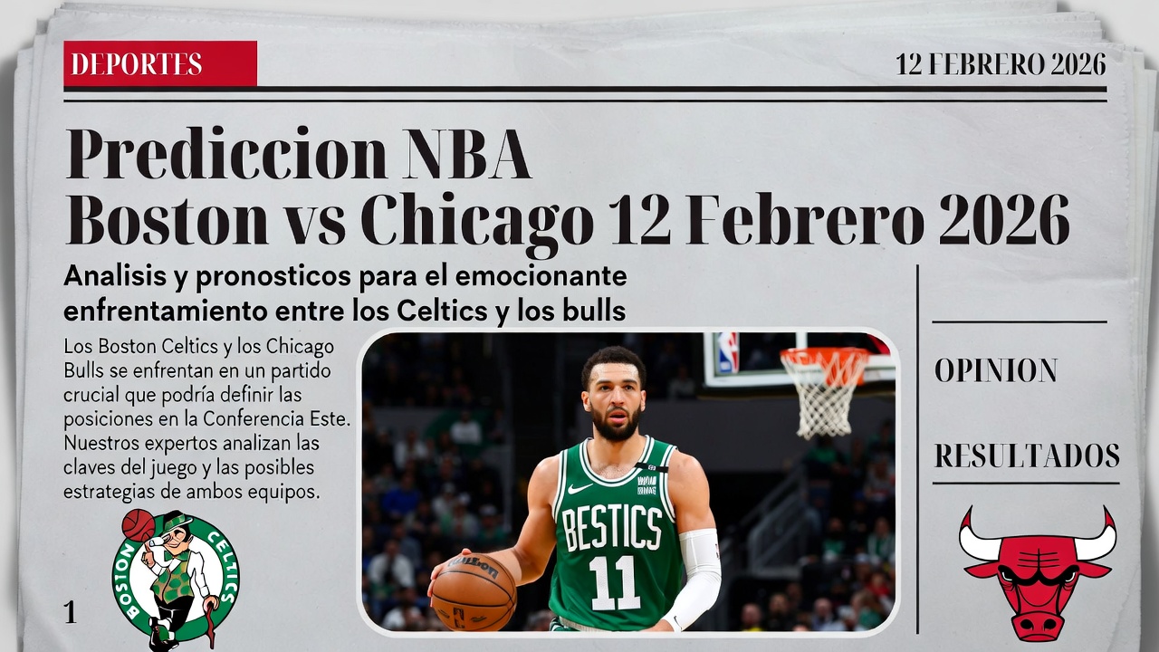 Prediccion NBA Boston vs Chicago 12 Febrero 2026