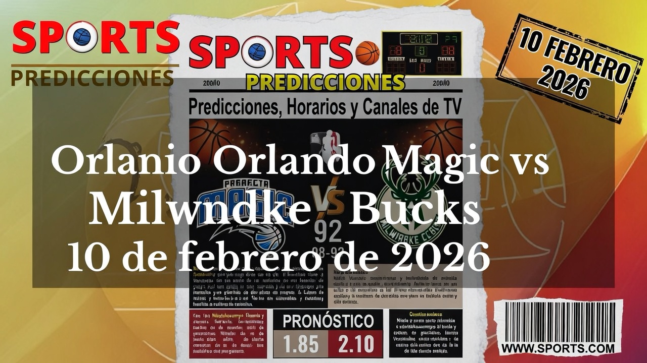 Prediccion Orlando Magic vs Milwaukee Bucks 10 de febrero de 2026