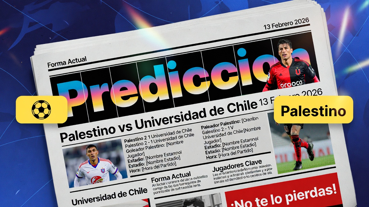 Prediccion Palestino vs Universidad de Chile 13 Febrero 2026