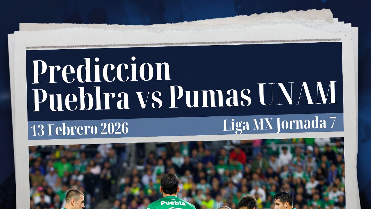 Prediccion Puebla vs Pumas UNAM 13 Febrero 2026