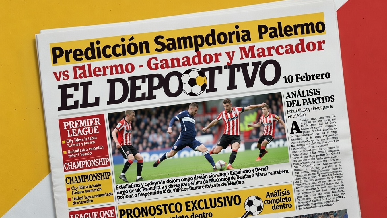 Predicción Sampdoria vs Palermo - Ganador y Marcador 10 Febrero