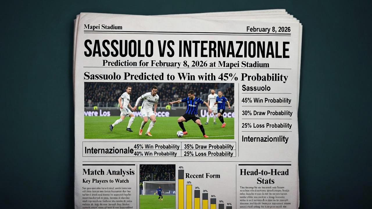 Prediccion Sassuolo vs Internazionale 8 febrero 2026