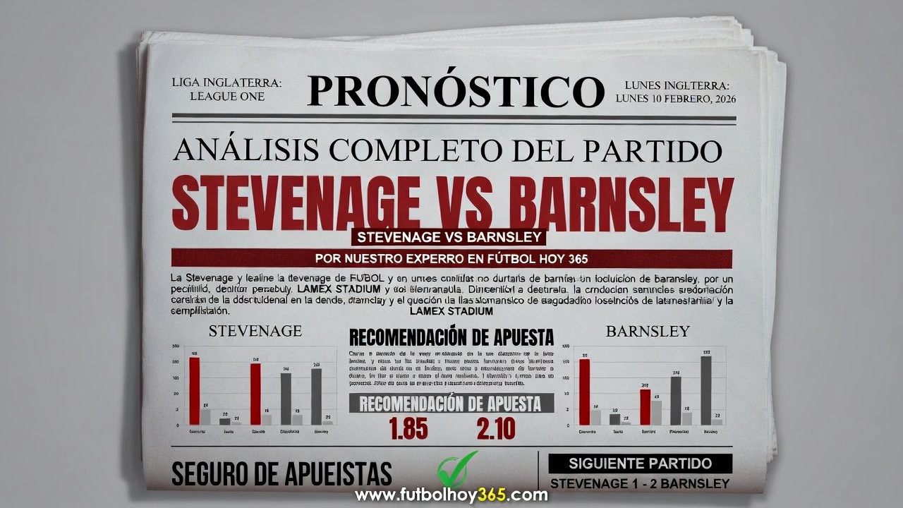 Prediccion Stevenage vs Barnsley 10 febrero 2026