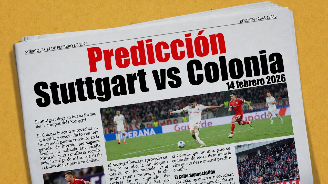 Predicción Stuttgart vs Colonia 14 febrero 2026