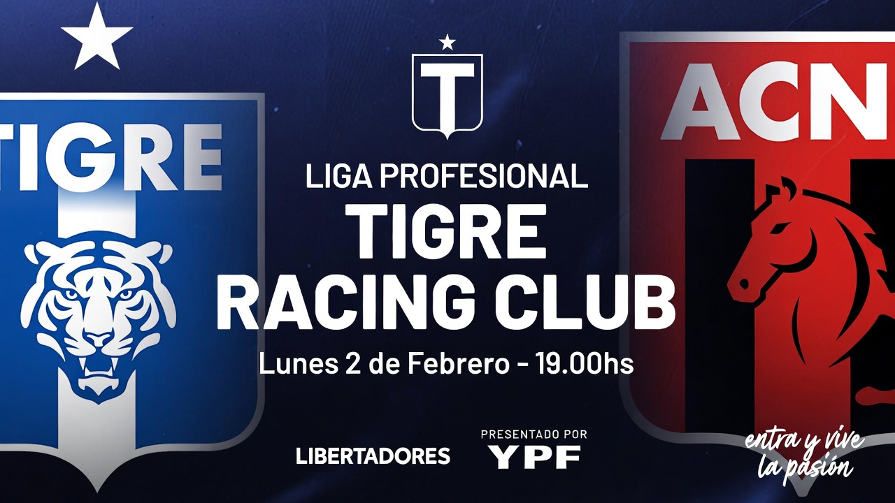 Prediccion Tigre vs Racing Club 2 Febrero 2026 Hora Mexico 1700