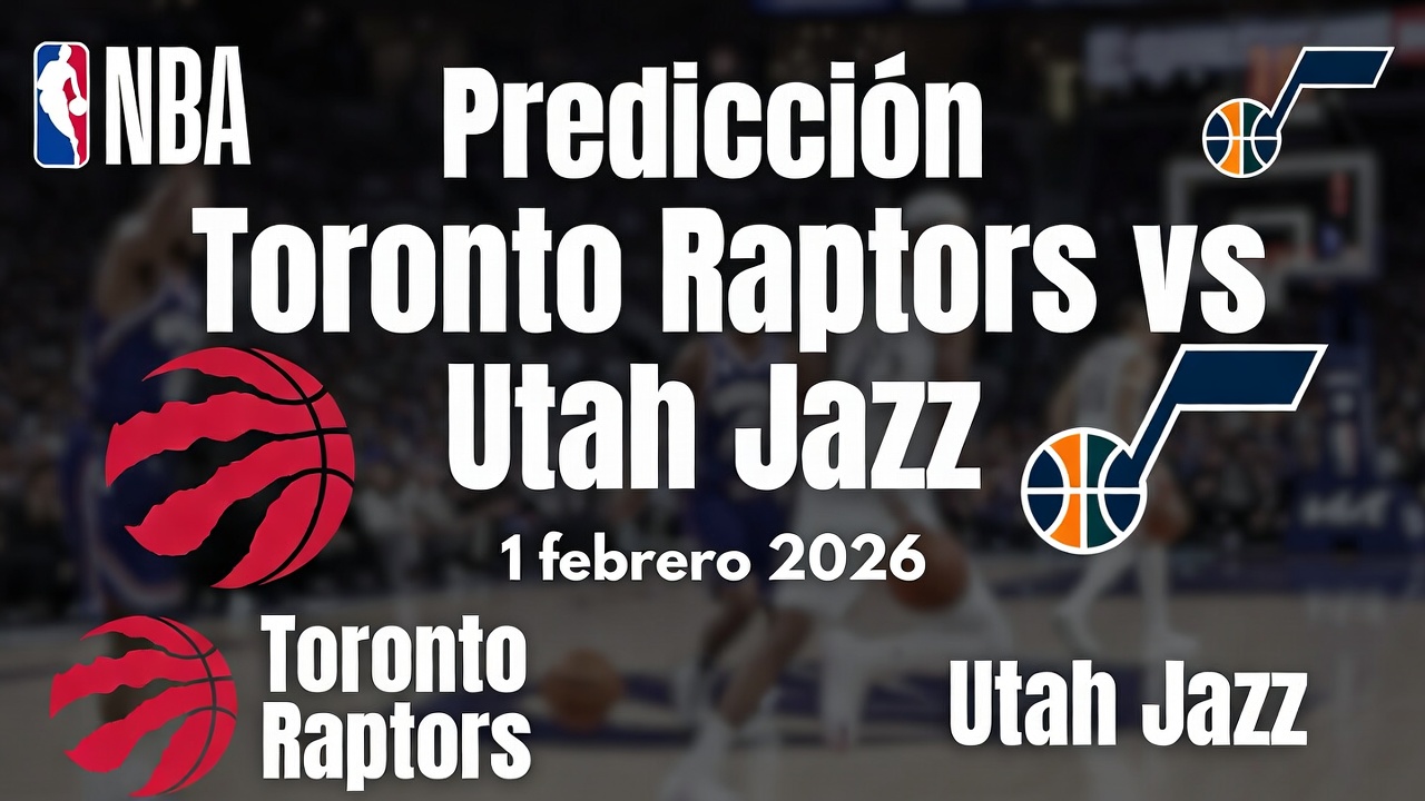Predicción Toronto Raptors vs Utah Jazz 2 febrero 2026