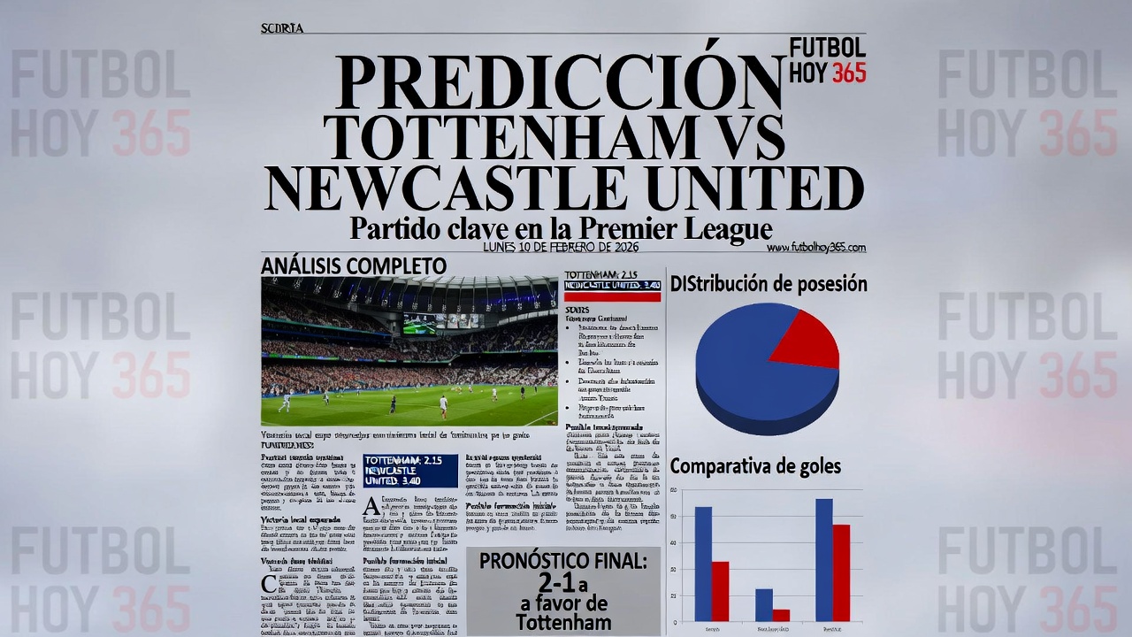 Prediccion Tottenham vs Newcastle United 10 febrero 2026