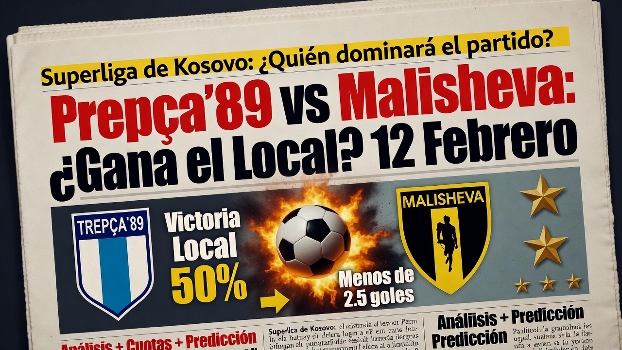 Predicción Trepça'89 vs Malisheva ¿Gana el Local 12 Febrero