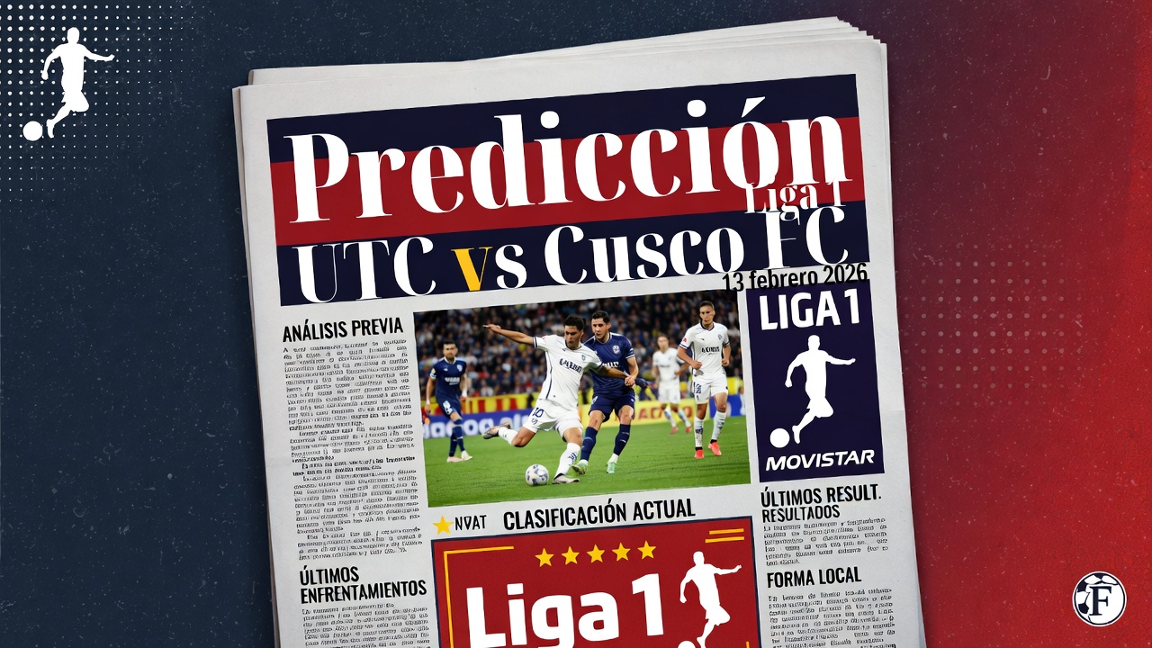 Predicción UTC vs Cusco FC Liga 1 13 febrero 2026