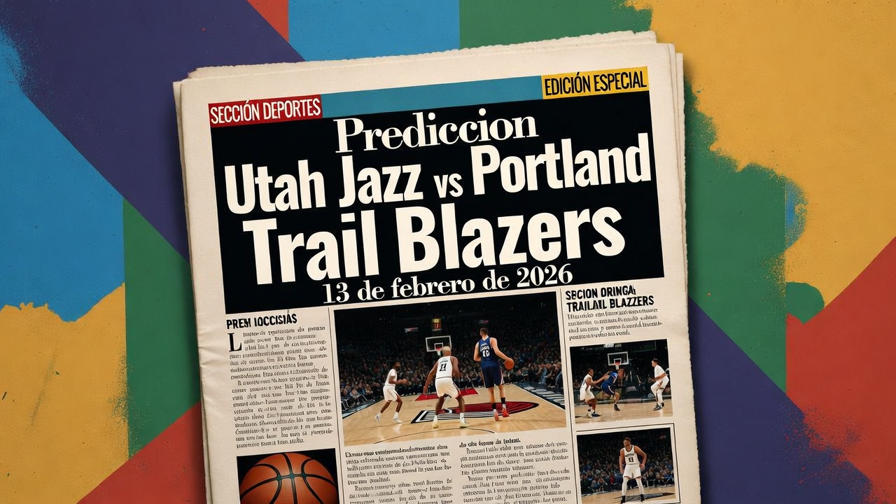 Prediccion Utah Jazz vs Portland Trail Blazers 13 de febrero de 2026