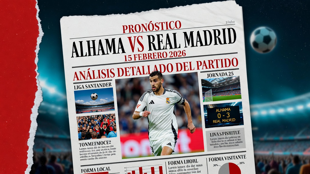 Pronostico Alhama vs Real Madrid 15 Febrero 2026