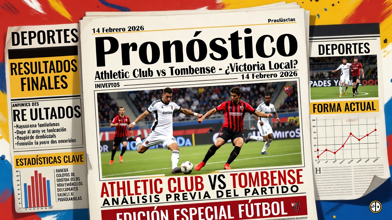 Pronóstico Athletic Club vs Tombense - ¿Victoria Local 14 Febrero 2026