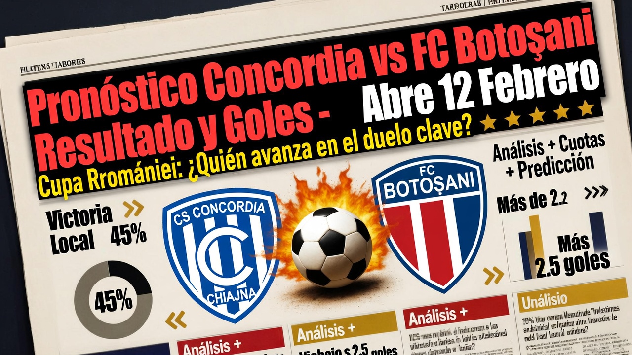 Pronóstico Concordia vs FC Botosani - Resultado y Goles 12 Febrero
