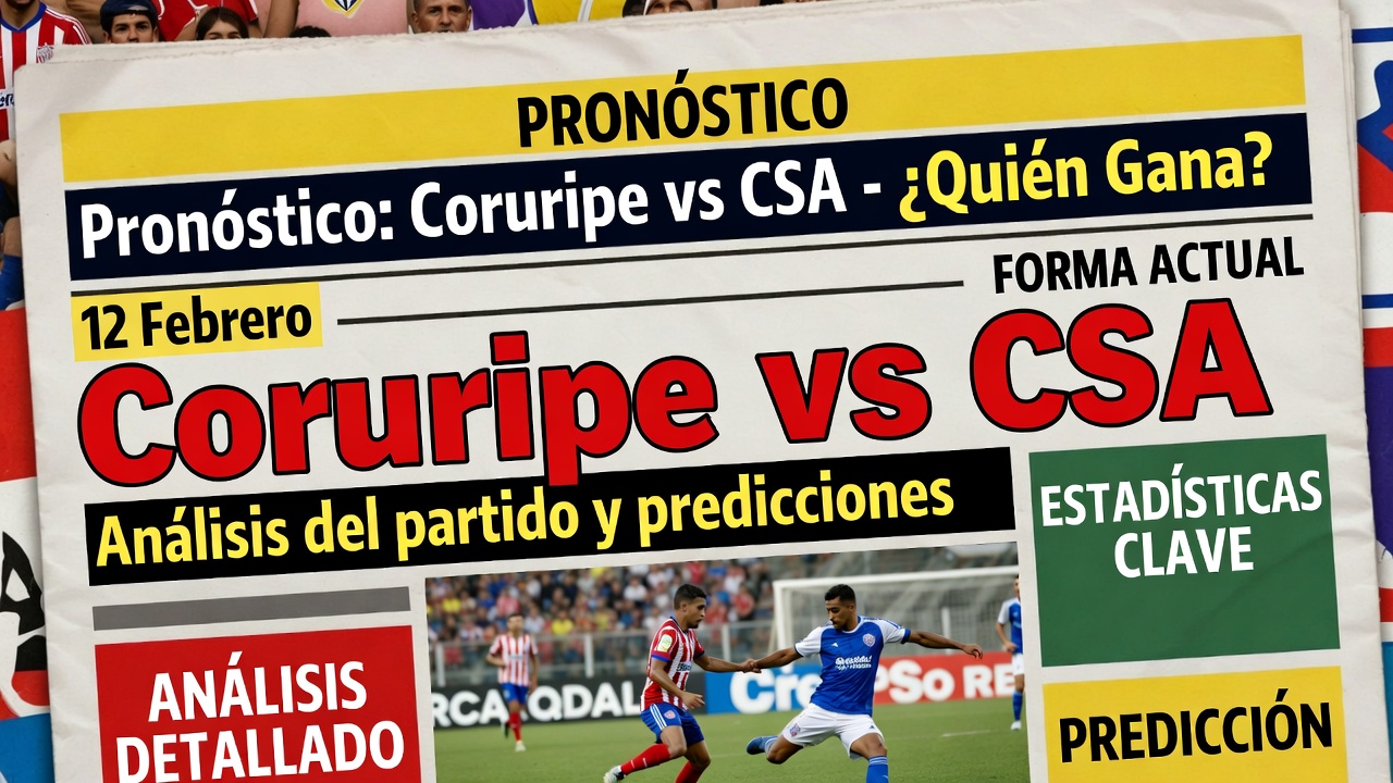 Pronóstico Coruripe vs CSA - ¿Quién Gana 12 Febrero