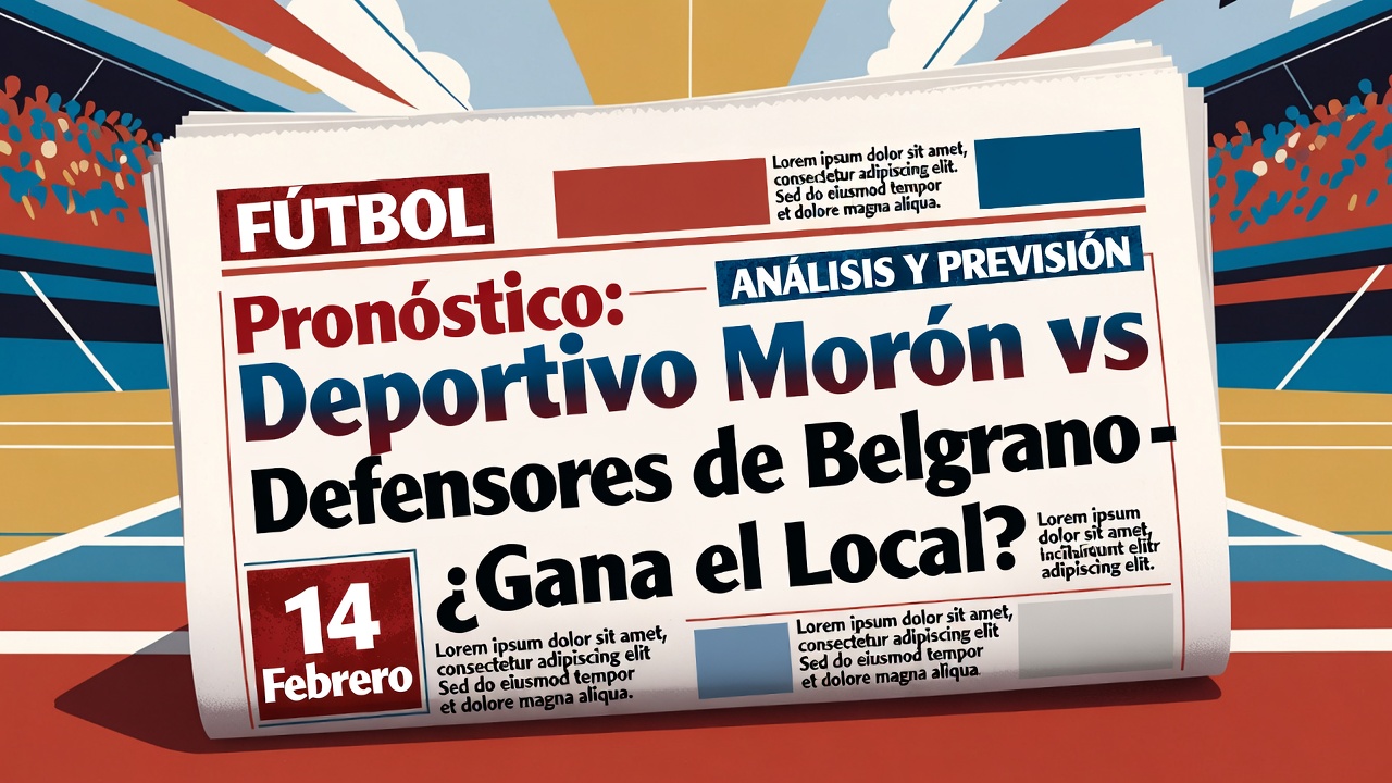 Pronóstico Deportivo Morón vs Defensores de Belgrano - ¿Gana el Local 14 Febrero