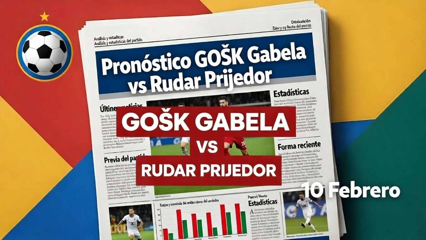 Pronóstico GOŠK Gabela vs Rudar Prijedor - Resultado 10 Febrero