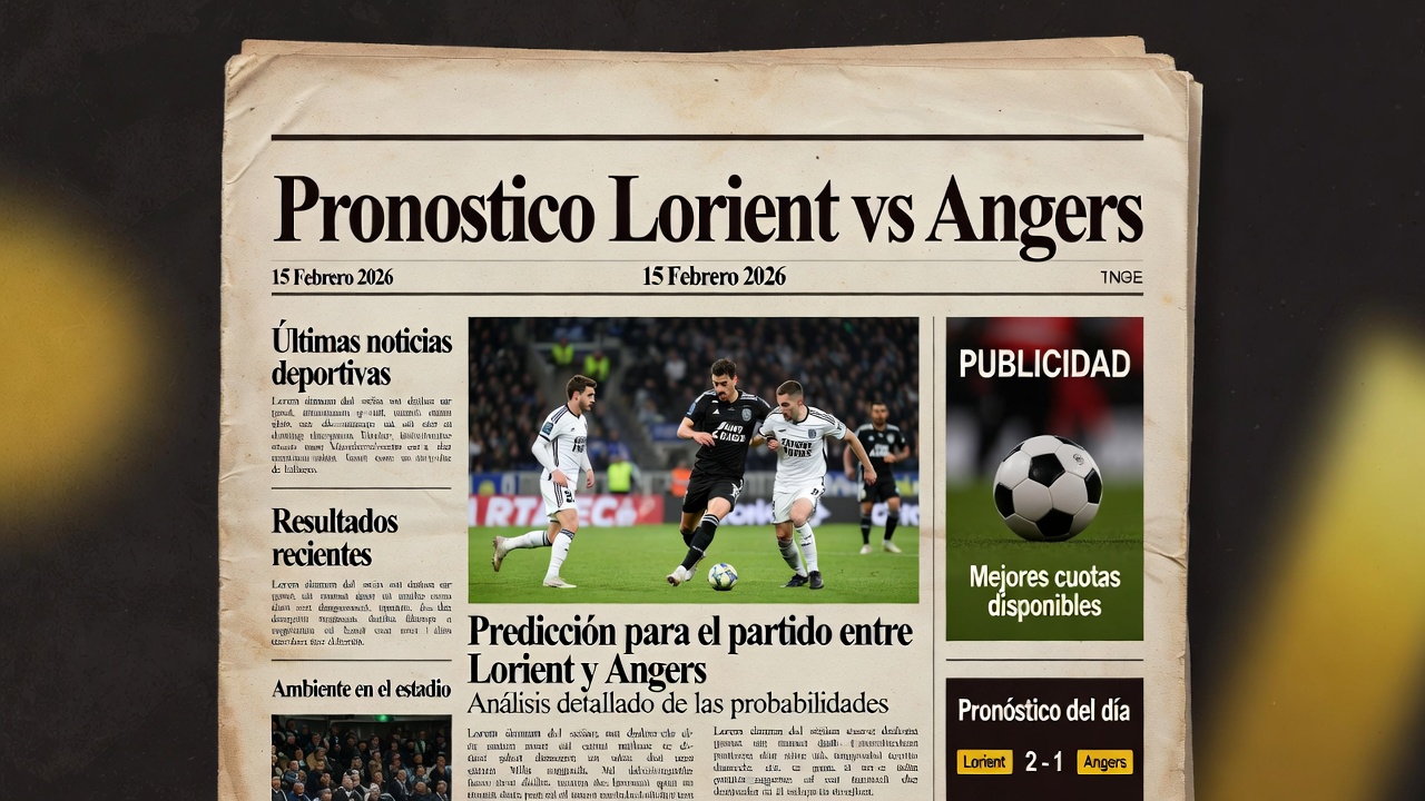 Pronostico Lorient vs Angers 15 Febrero 2026