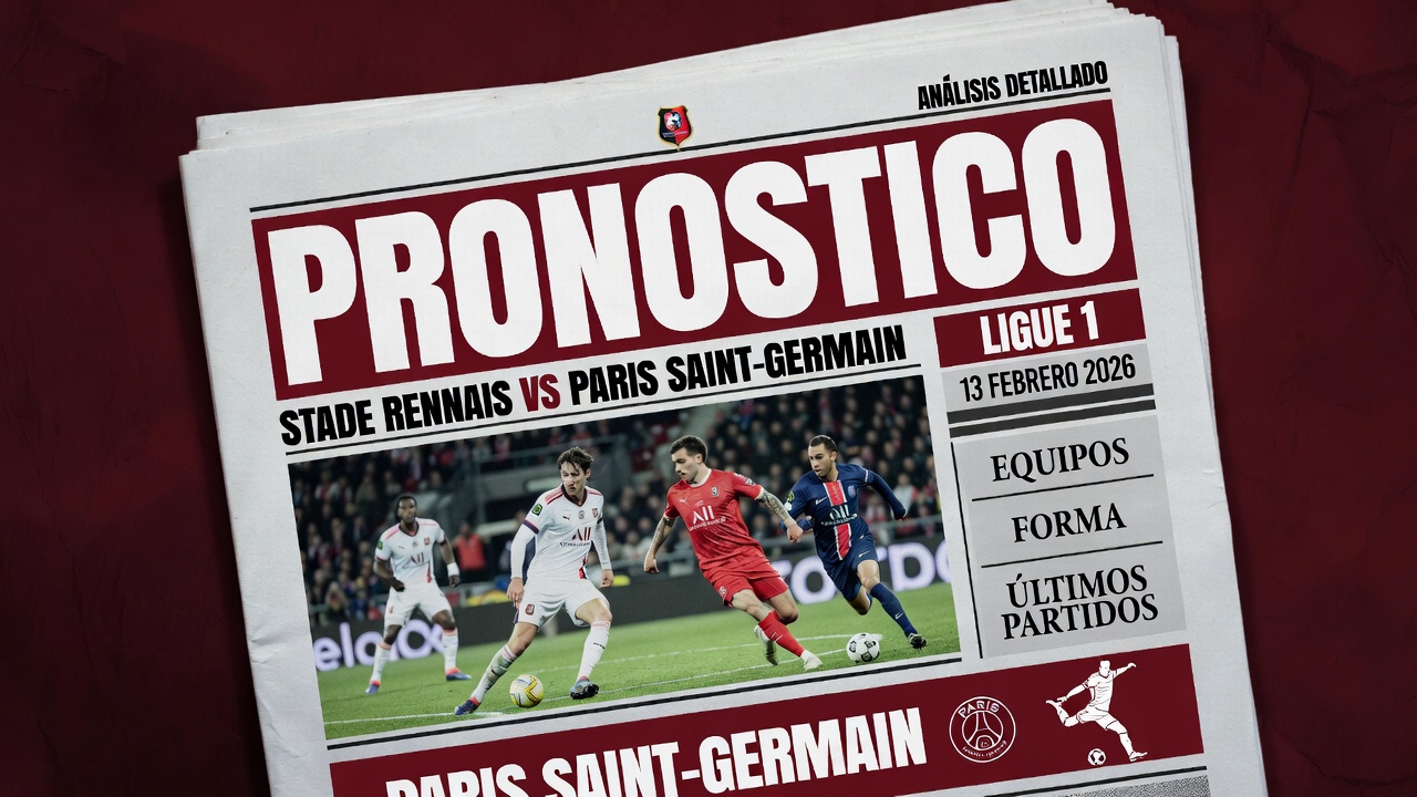 Pronostico Stade Rennais vs Paris Saint-Germain Ligue 1 13 Febrero 2026
