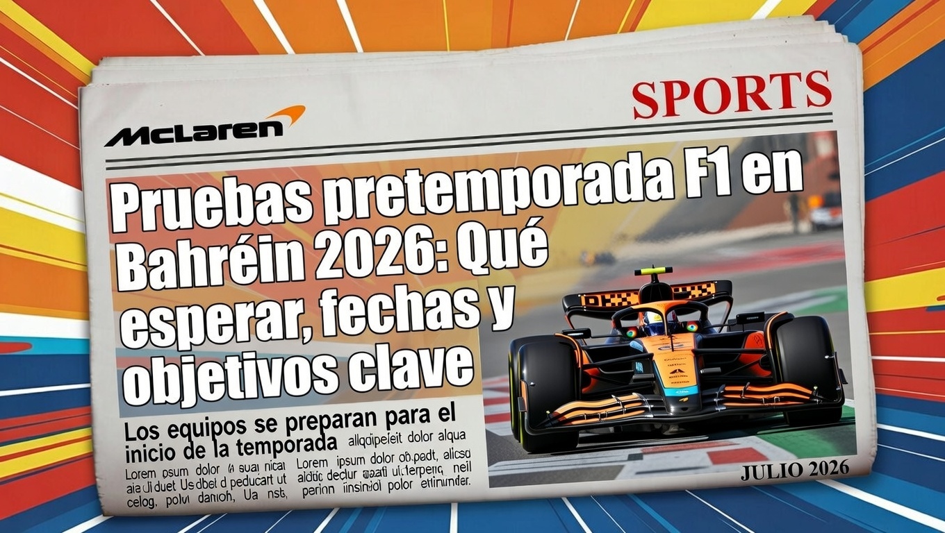Pruebas pretemporada F1 en Bahréin 2026 Qué esperar, fechas y objetivos clave