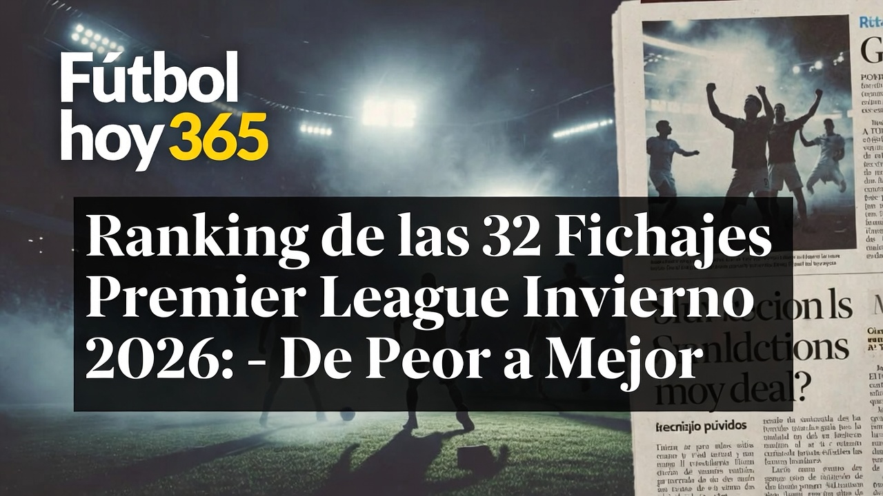 Ranking de las 32 Fichajes Premier League Invierno 2026 De Peor a Mejor