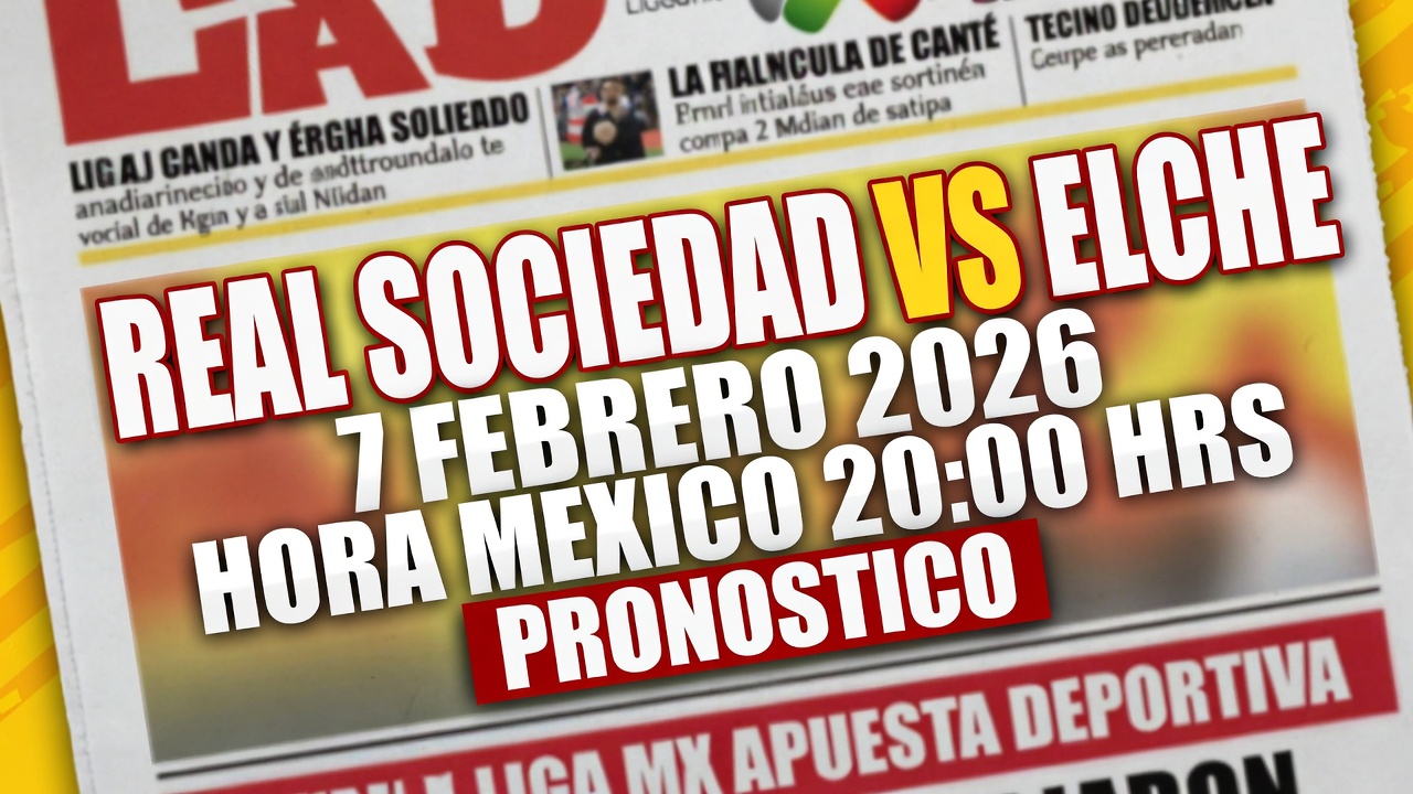 Real Sociedad vs Elche Pronostico 7 Febrero 2026