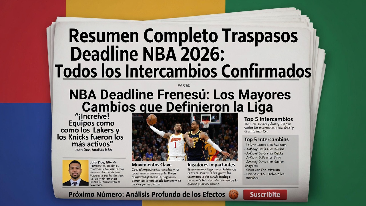 Resumen Completo Traspasos Deadline NBA 2026 Todos los Intercambios Confirmados
