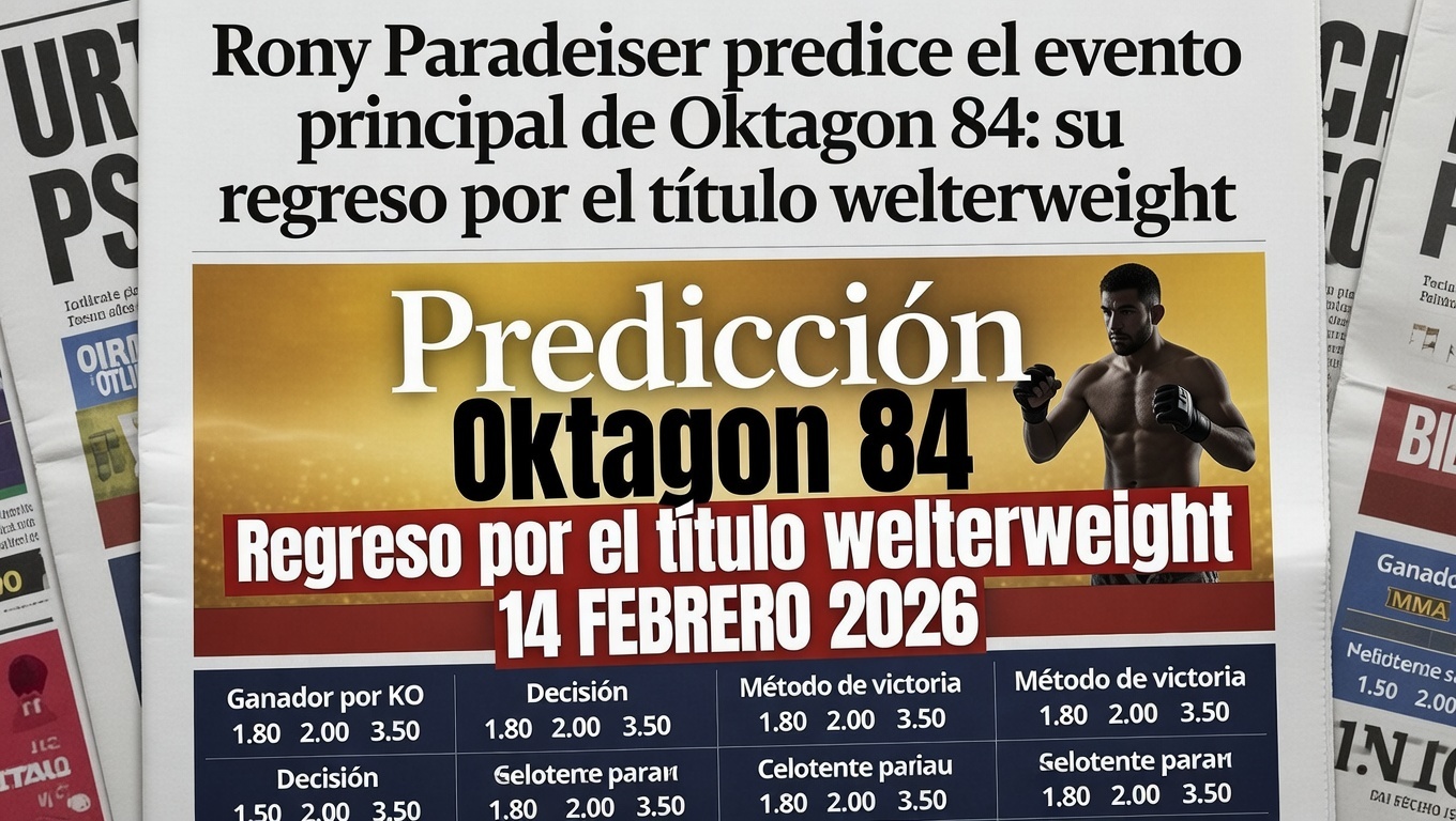 Rony Paradeiser predice el evento principal de Oktagon 84 su regreso por el título welterweight