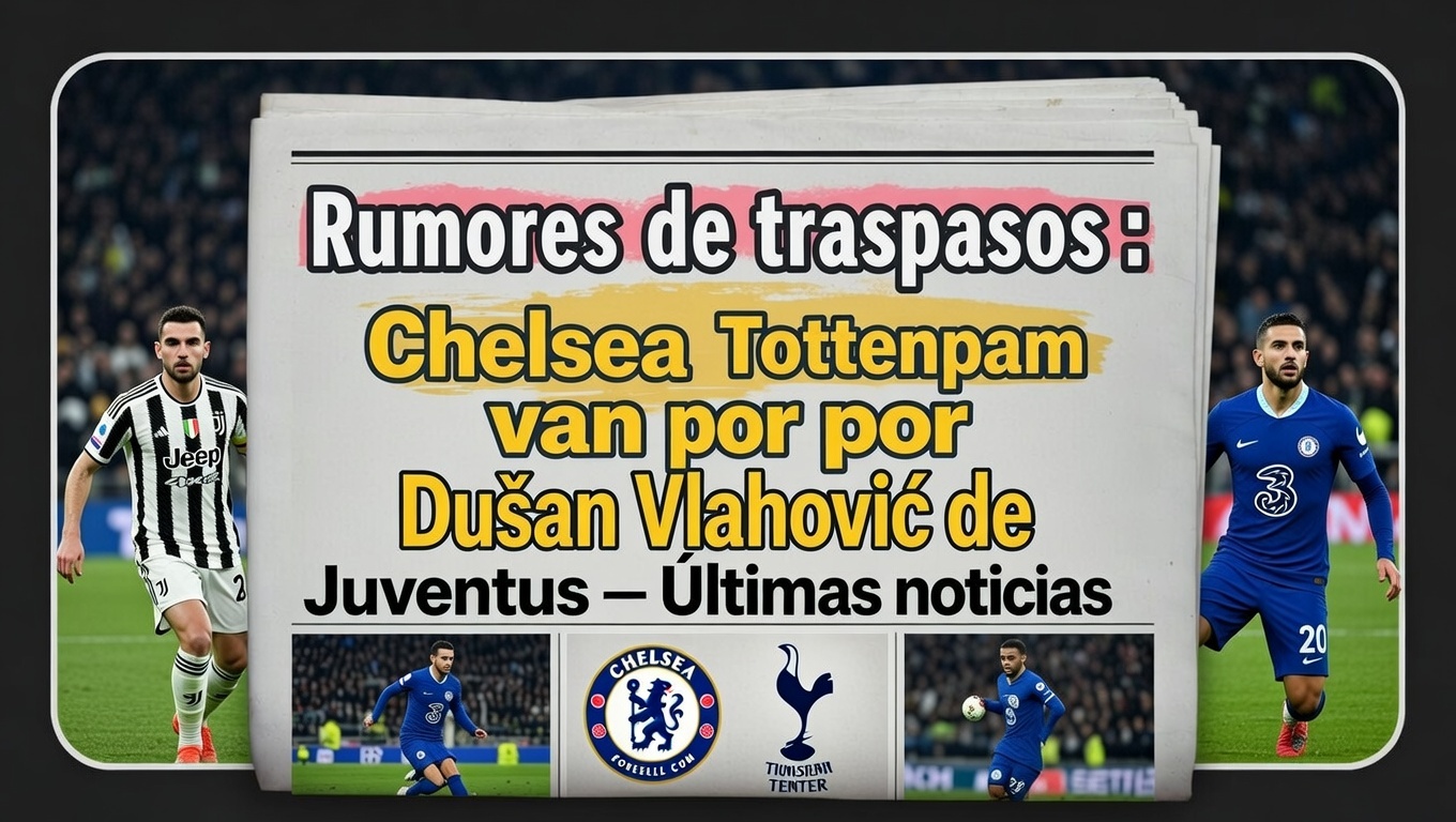 Rumores de traspasos Chelsea y Tottenham van por Dušan Vlahović de Juventus – Últimas noticias