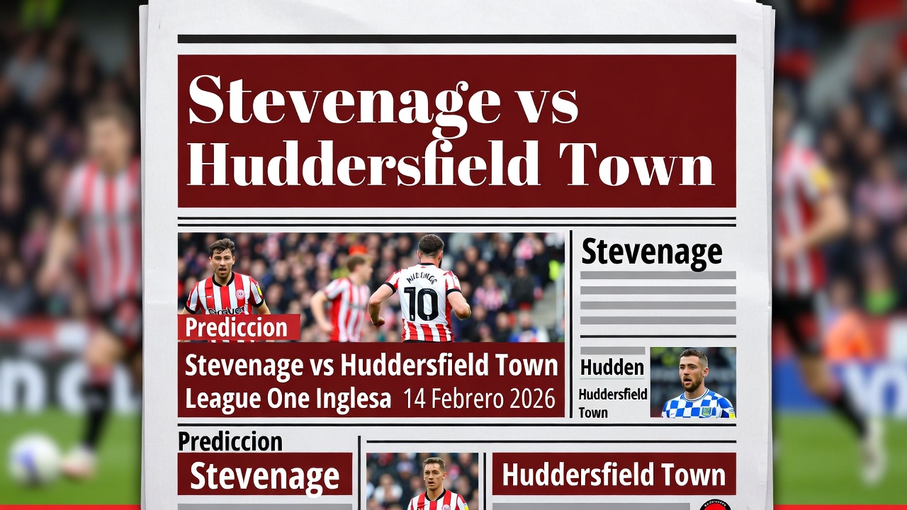 Stevenage vs Huddersfield Town Prediccion League One Inglesa 14 Febrero 2026