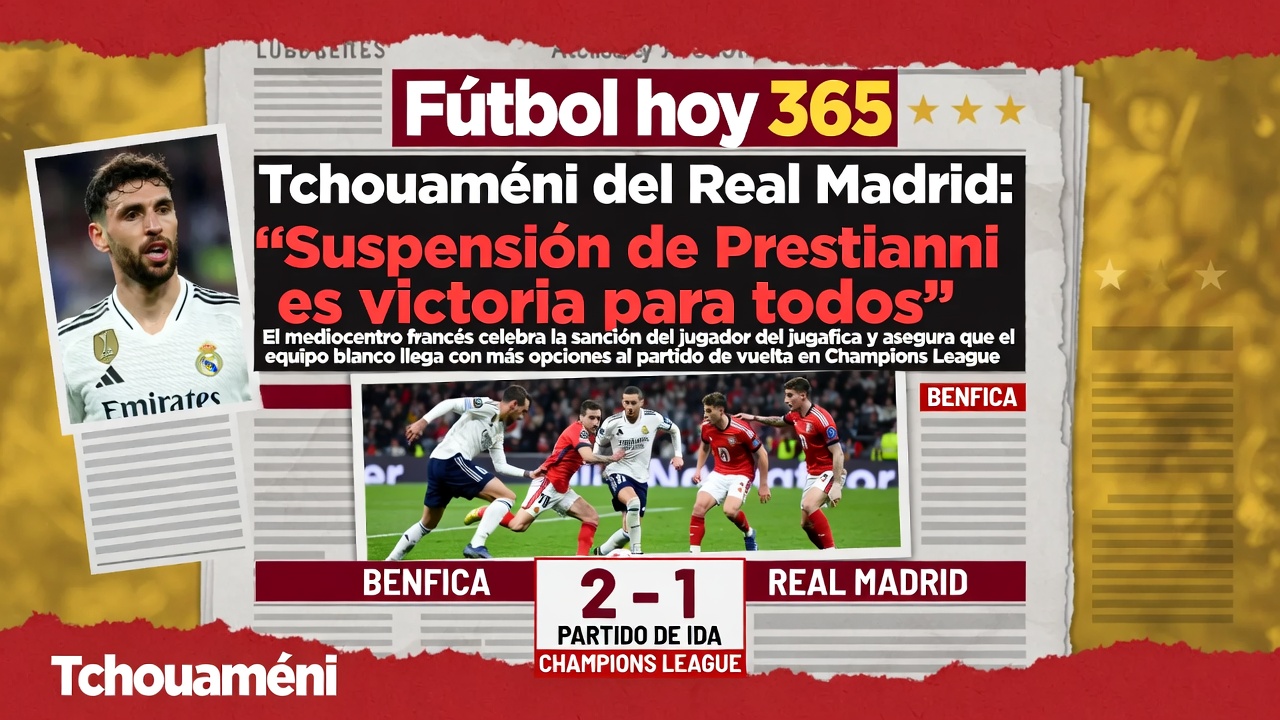 Tchouaméni del Real Madrid Suspensión de Prestianni es victoria para todos en Champions League vs Benfica