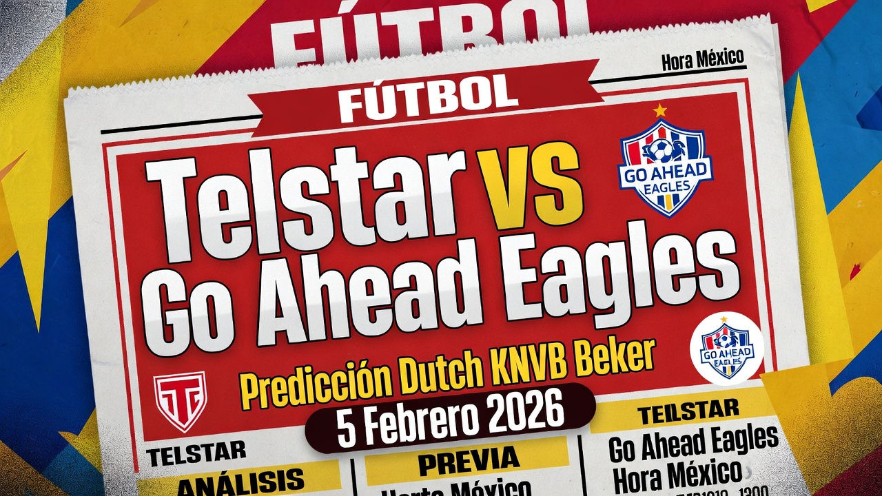 Telstar vs Go Ahead Eagles Predicción Dutch KNVB Beker 5 Febrero 2026