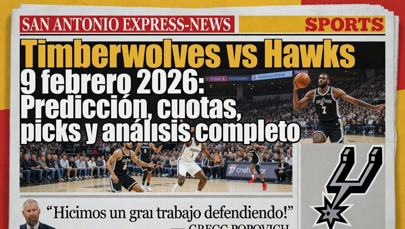 Timberwolves vs Hawks 9 febrero 2026 Predicción, cuotas, picks y análisis completo