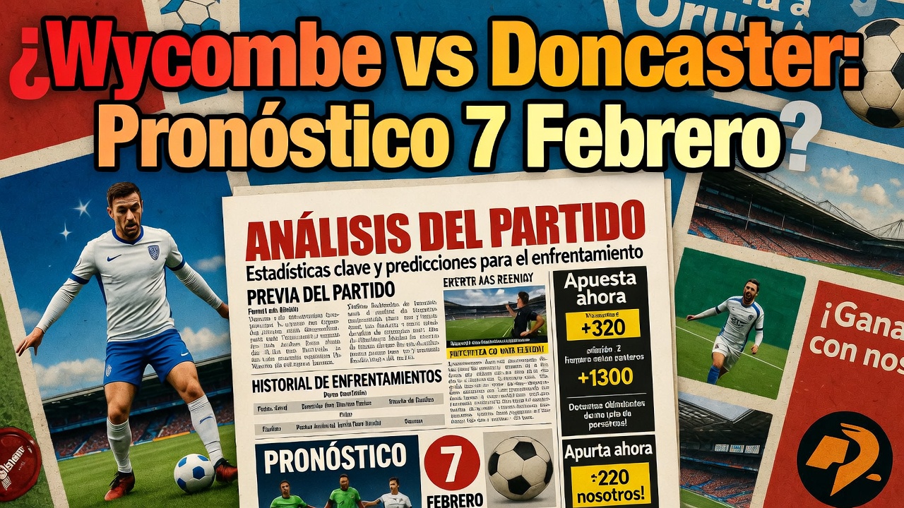 Wycombe vs Doncaster ¿Gana el Local Pronóstico 7 Febrero