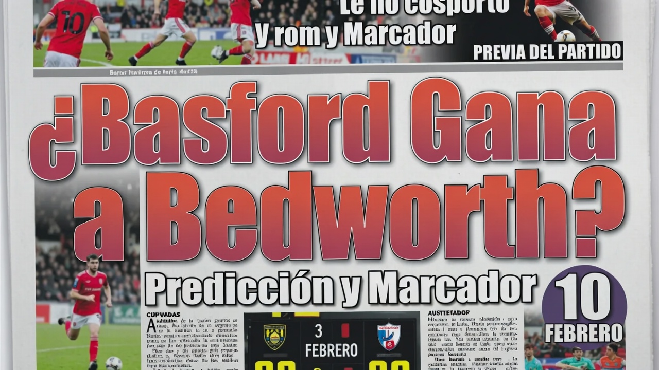 ¿Basford Gana a Bedworth Predicción y Marcador 10 Febrero