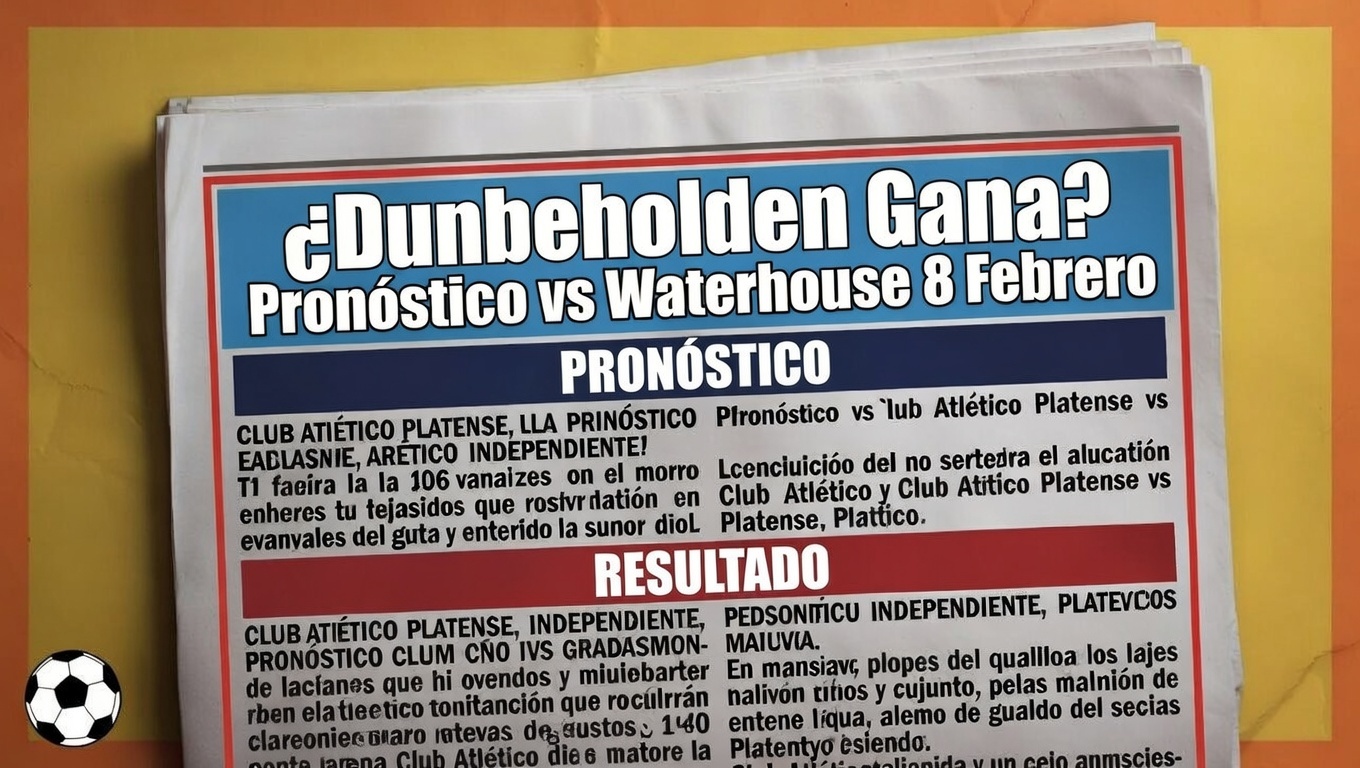 ¿Dunbeholden Gana Pronóstico vs Waterhouse 8 Febrero