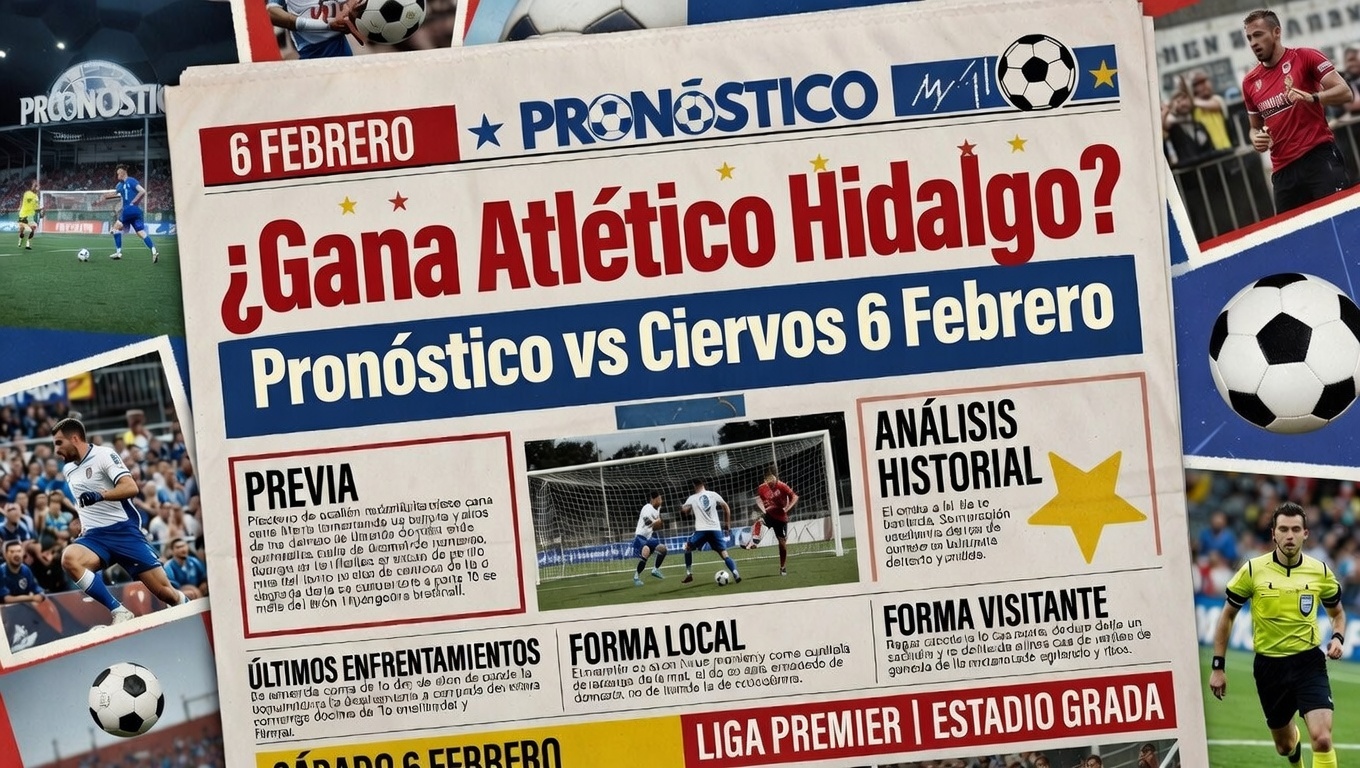 ¿Gana Atlético Hidalgo Pronóstico vs Ciervos 6 Febrero