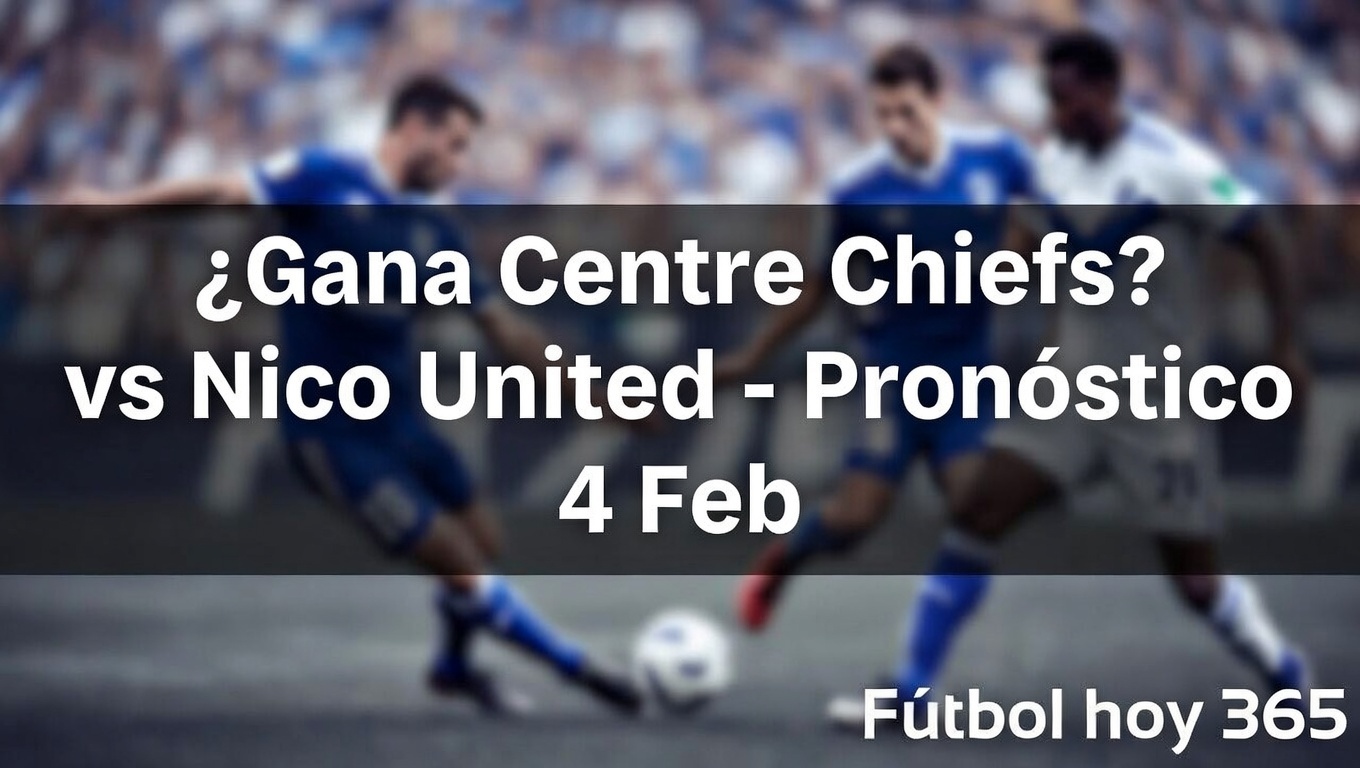 ¿Gana Centre Chiefs vs Nico United - Pronóstico 4 Feb