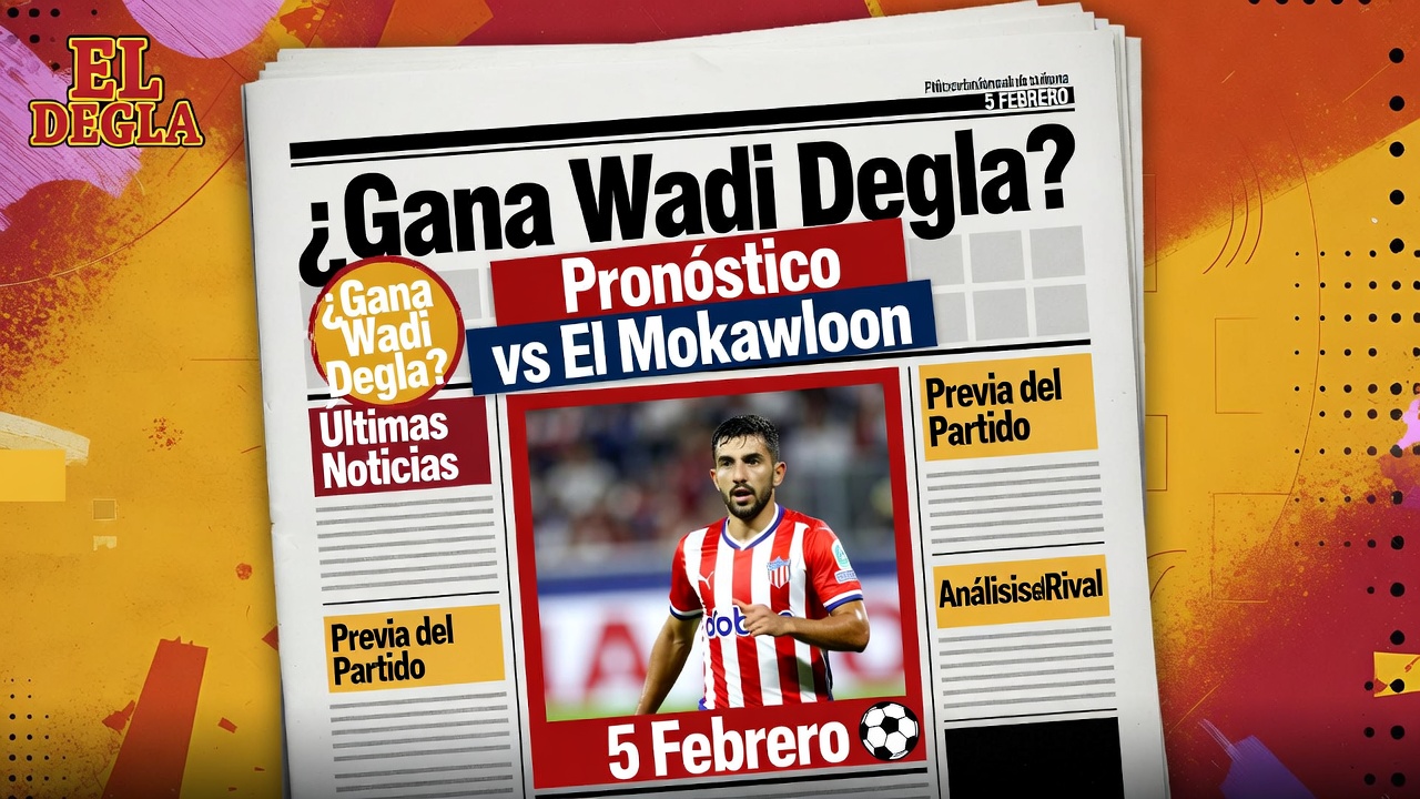 ¿Gana Wadi Degla Pronóstico vs El Mokawloon 5 Febrero