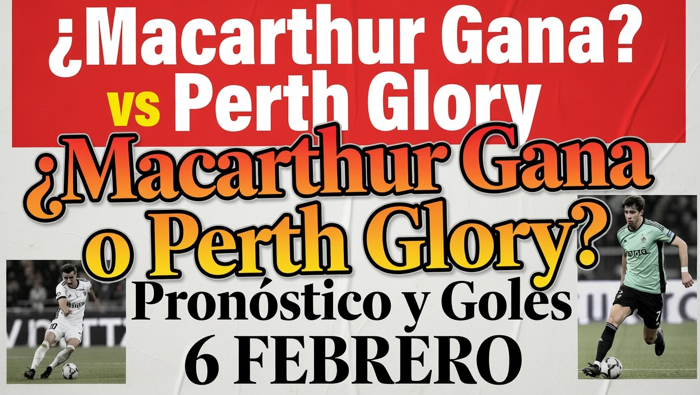 ¿Macarthur Gana vs Perth Glory - Predicción 6 Febrero México