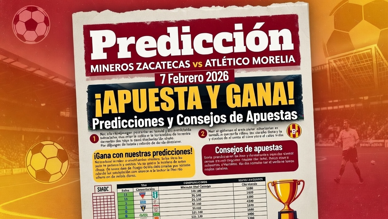 ¿Mineros o Morelia Pronóstico y Resultado 7 Febrero