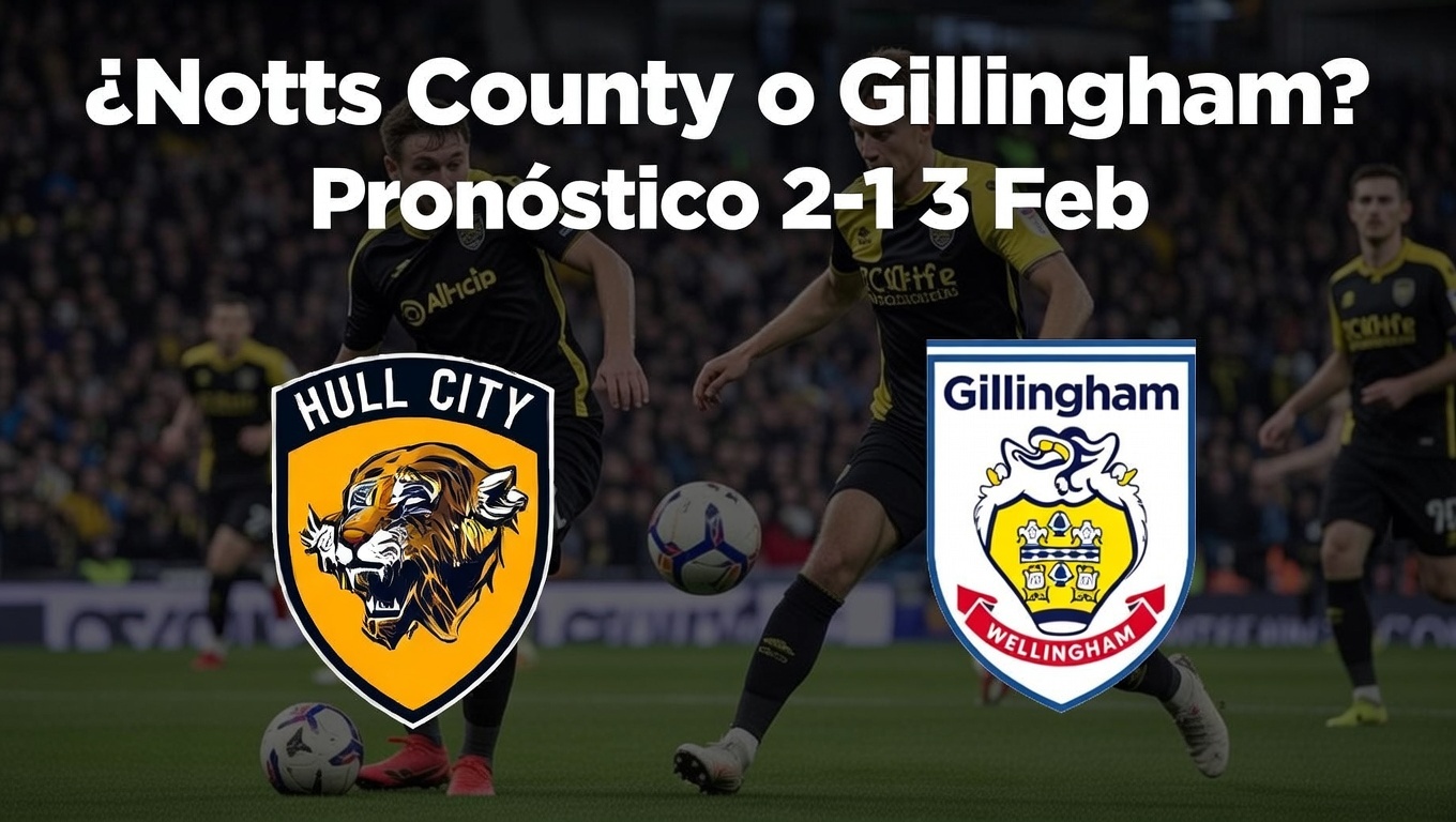 ¿Notts County o Gillingham Pronóstico 2-1 3 Feb