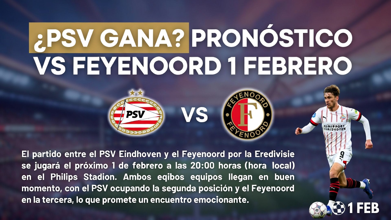 ¿PSV Gana Pronóstico vs Feyenoord 1 Febrero