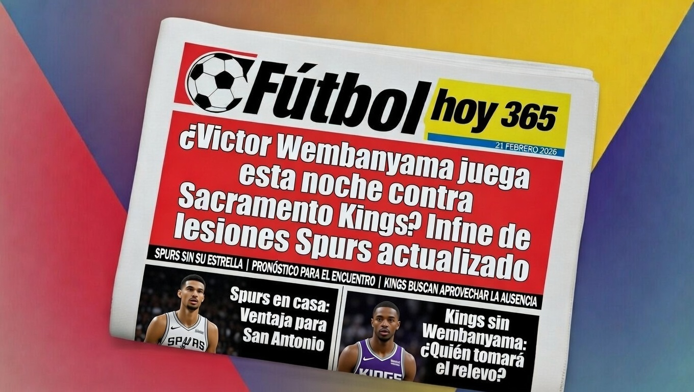 ¿Victor Wembanyama juega esta noche contra Sacramento Kings Informe de lesiones Spurs actualizado (21 febrero 2026)