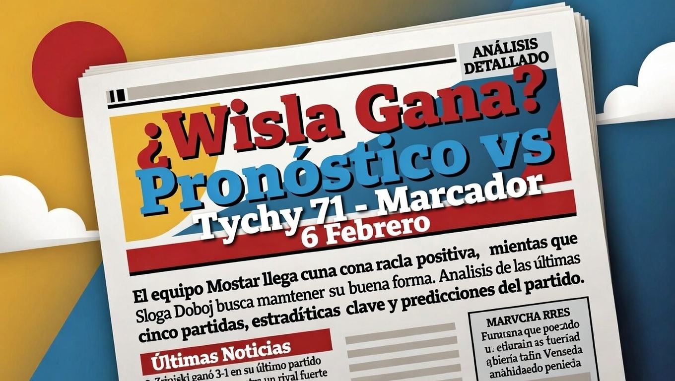 ¿Wisła Gana Pronóstico vs Tychy 71 - Marcador 6 Febrero