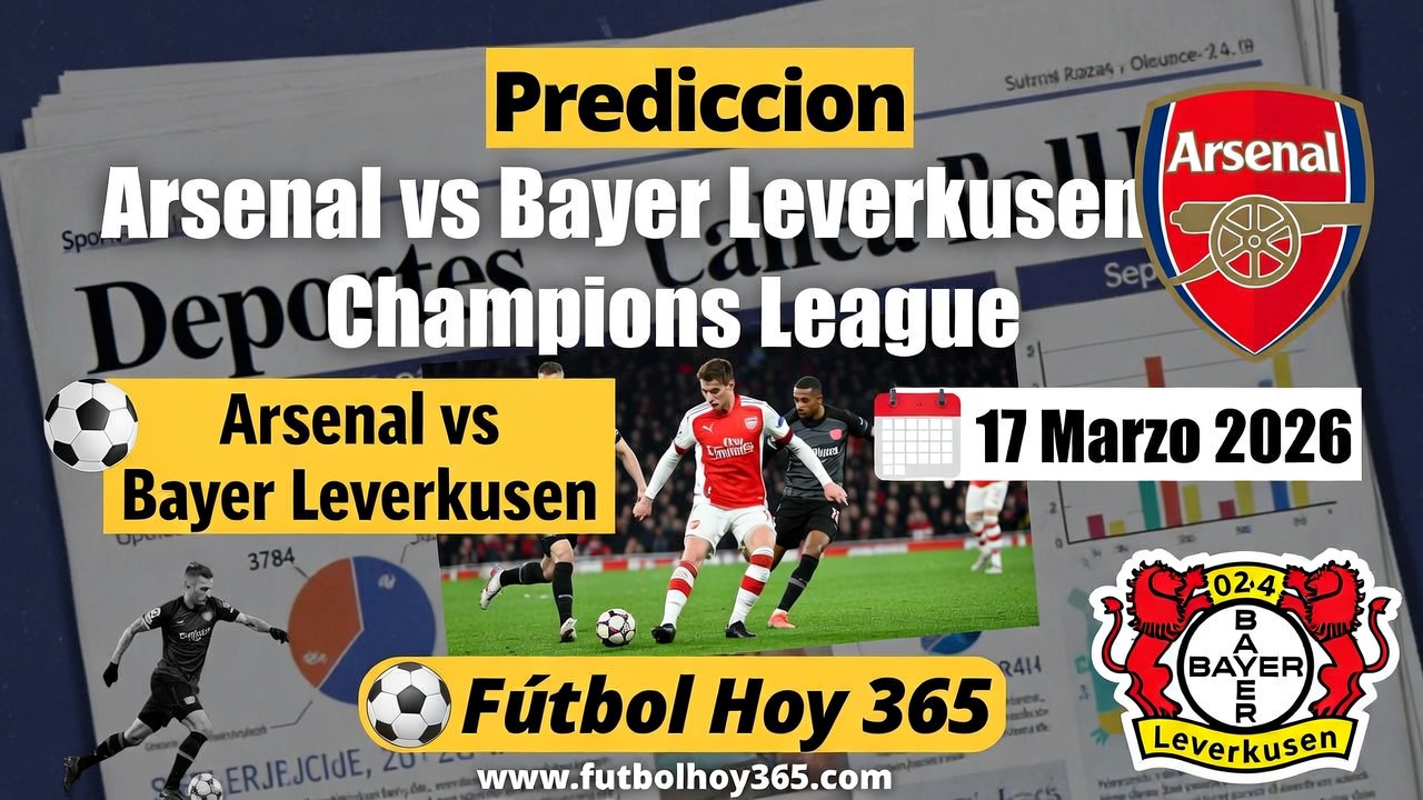 Prediccion Arsenal vs Bayer Leverkusen 17 Marzo 2026 Champions League
