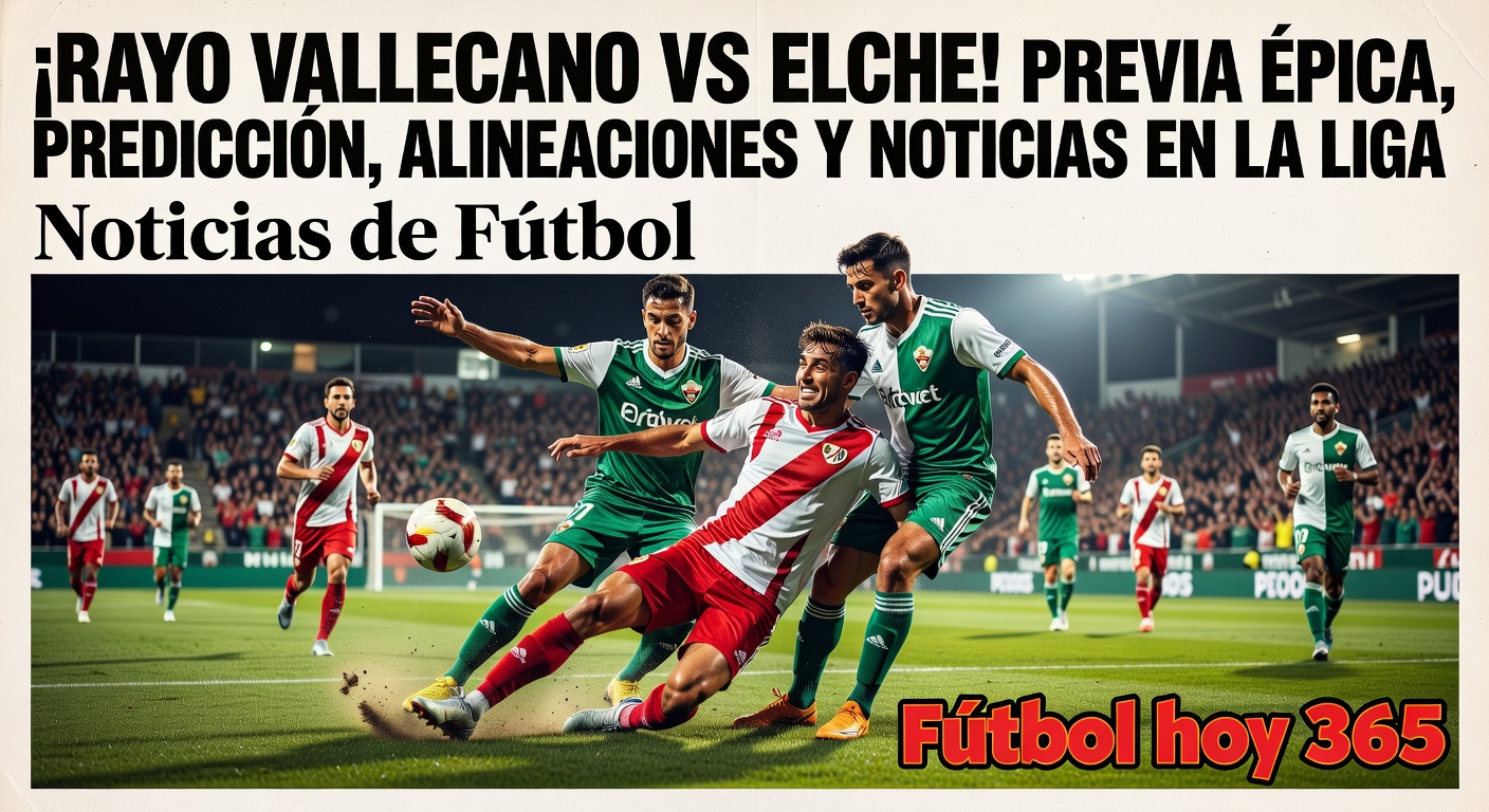 Rayo Vallecano Face Elche in La Liga Friday Night Fixture