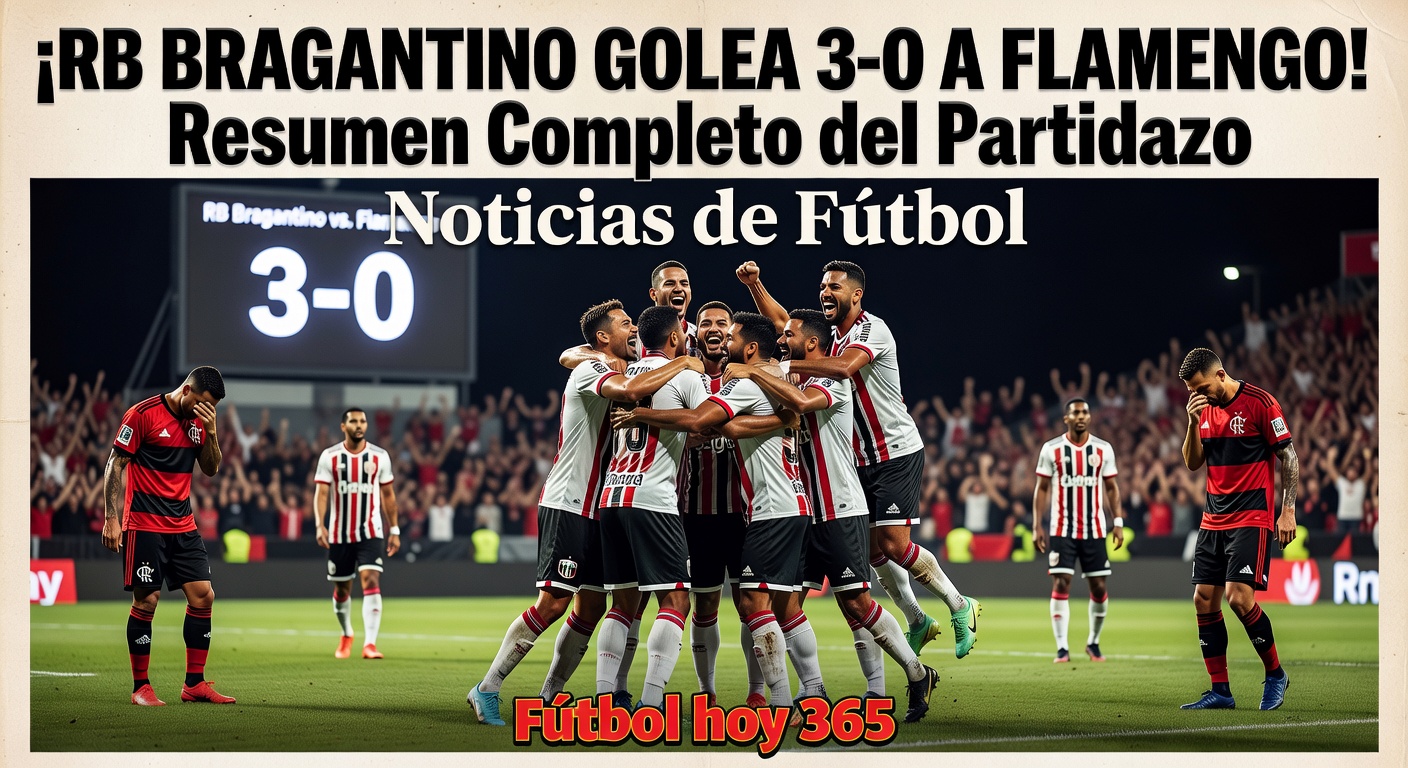 RB Bragantino Stun Flamengo 3-0 in Serie A Clash